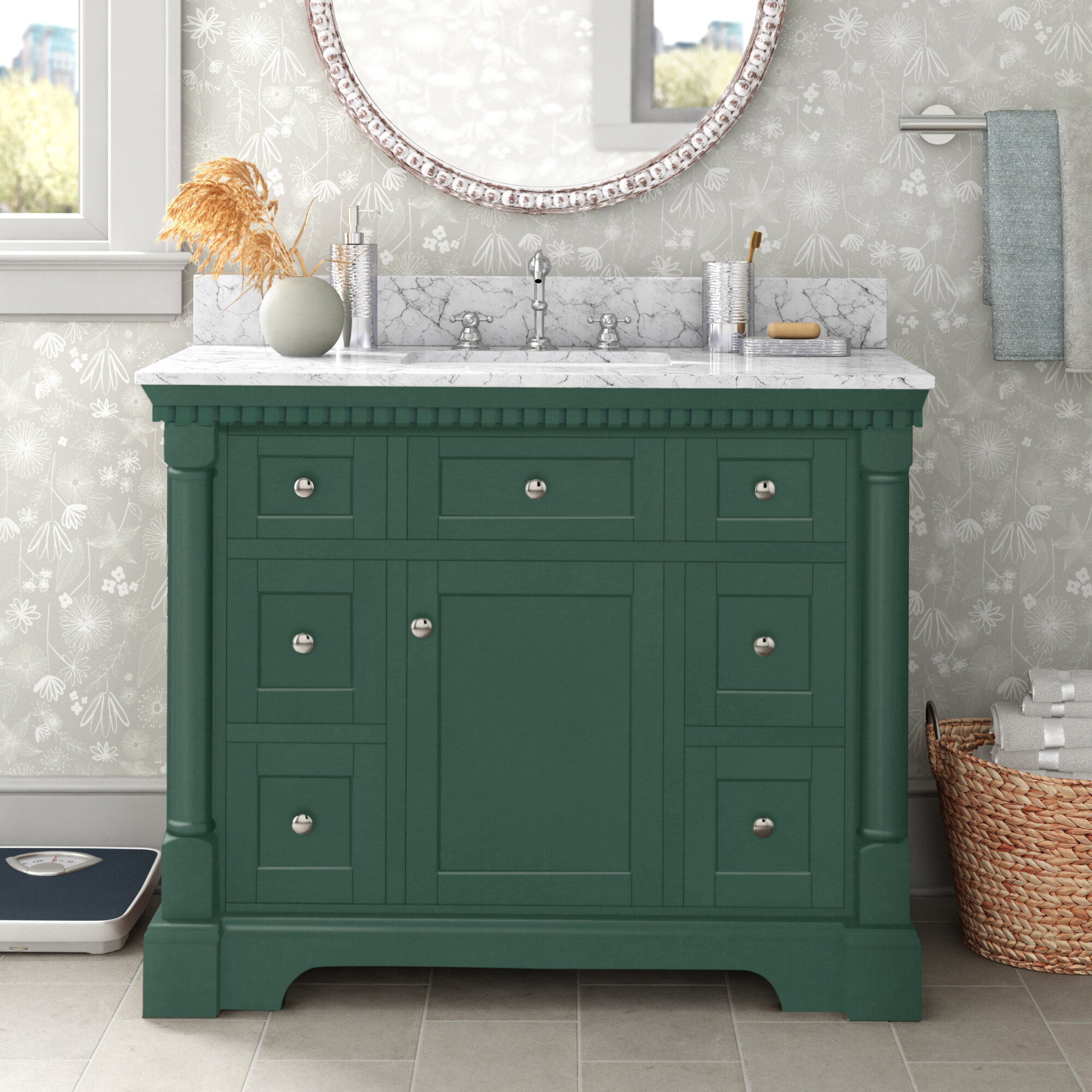 Green Bathroom Vanities Youll Love In 2021 Wayfair