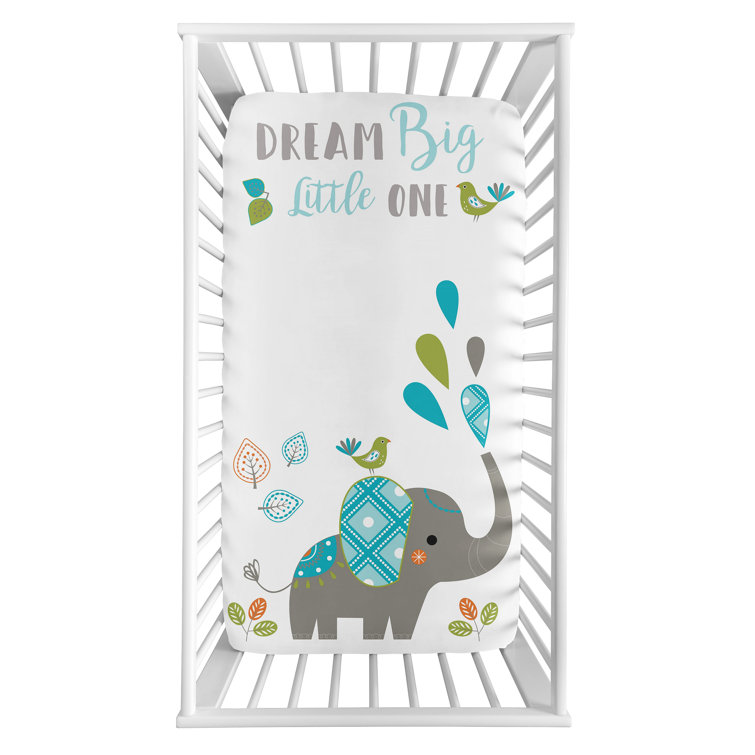 crib sheets elephants