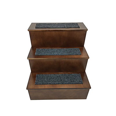 tucker murphy™ pet® deluxe wood pet stairs pet- dog /cat 3 steps/stairs to access bed, sofa, step ladder