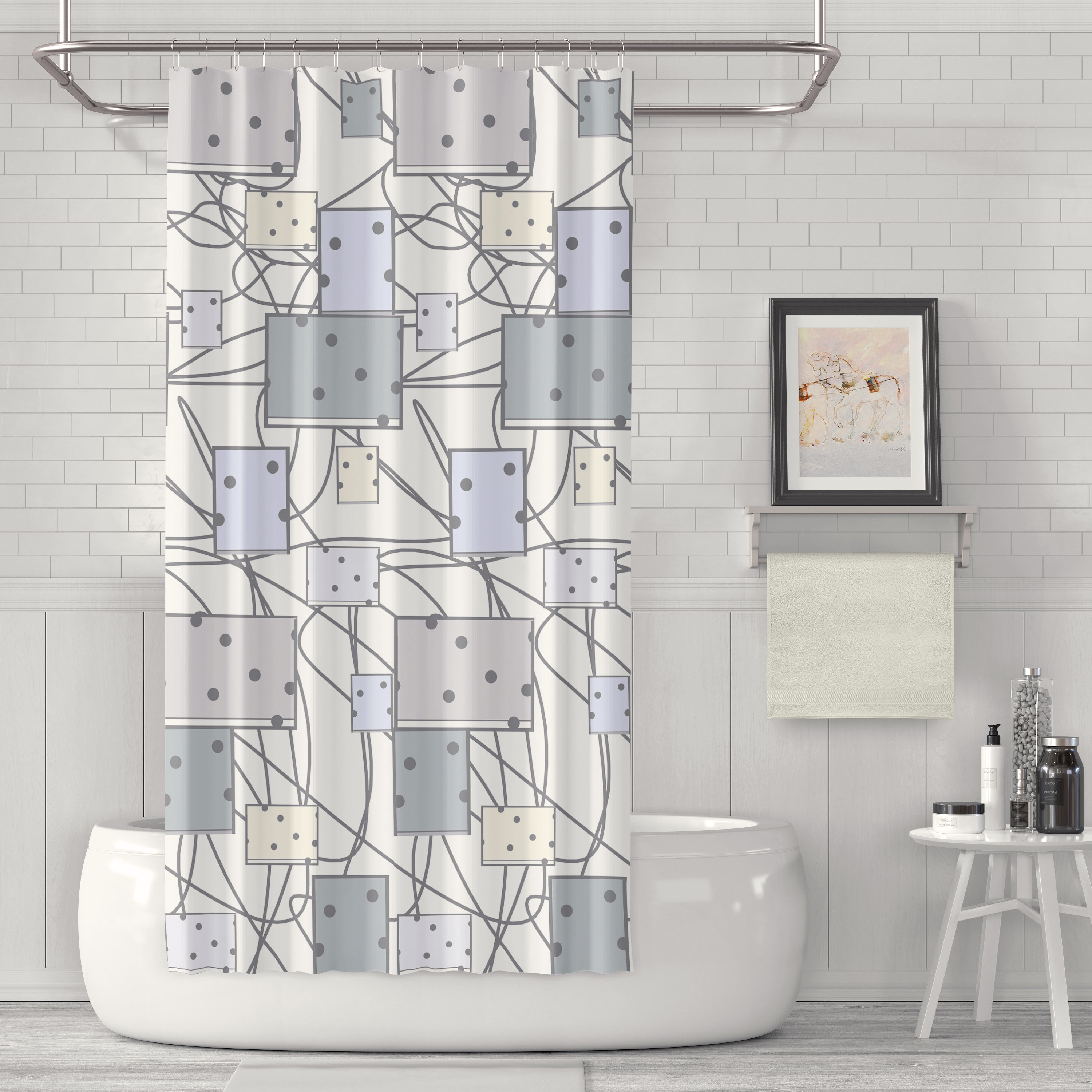 Latitude Run Ellerman Luxury Single Shower Curtain Wayfair