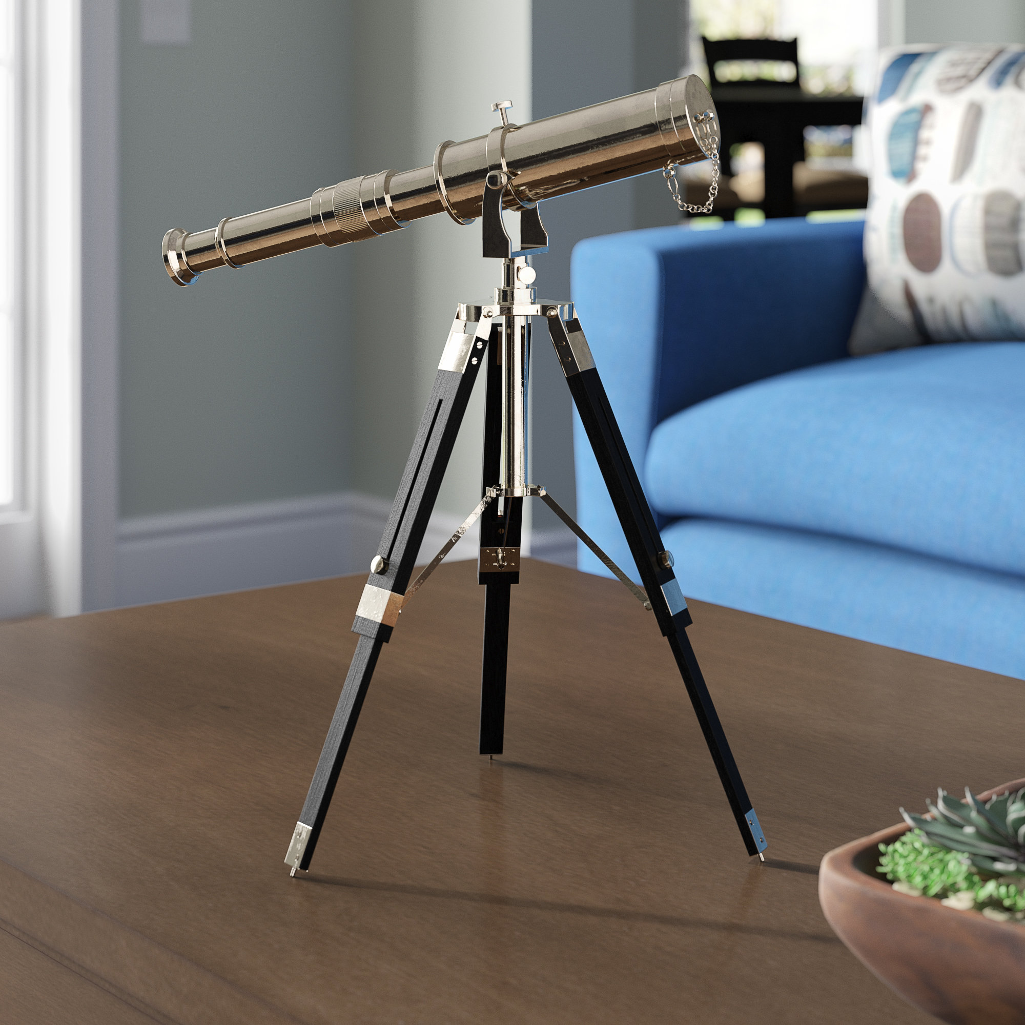 Charlton Home Ritchey Tabletop Decorative Telescope Wayfair