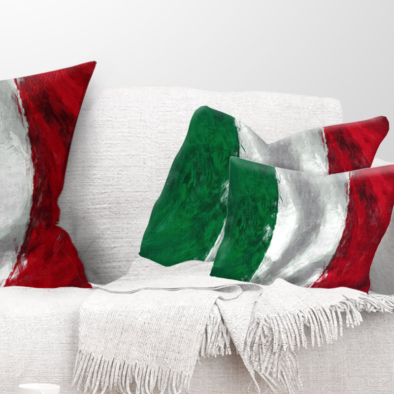 East Urban Home Italy Flag Lumbar Pillow Wayfair Ca