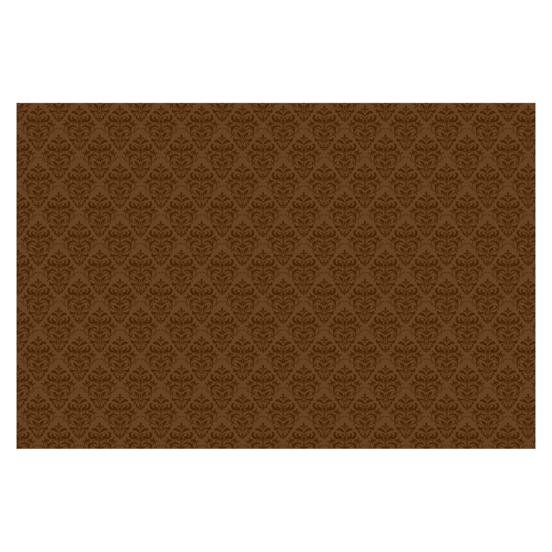 Chocolate Baroque 1.9m x 2.88m Textured Matt Peel & Stick Wall Mural