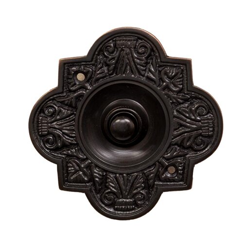 Ornate Oval Doorbell Button