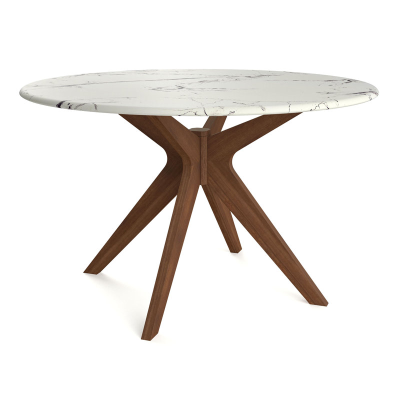 Gamino Dining Table Base Color: Walnut