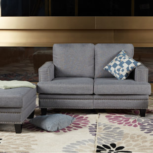Lininger Upholstered Loveseat by Charlton Home Design
