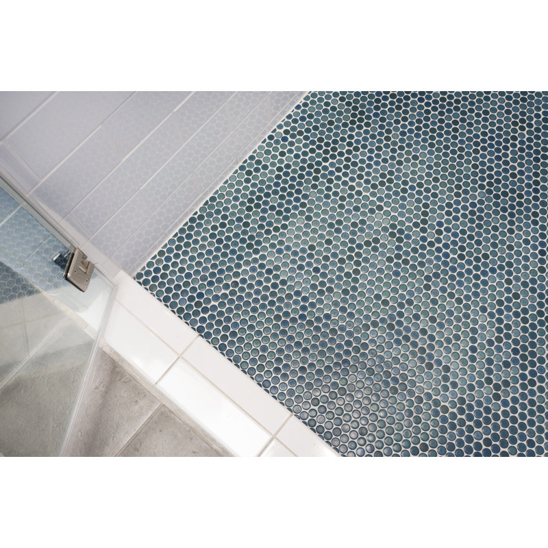 Bedrosians Penny Round Mosaic 75 X 75 Porcelain Mosaic Tile