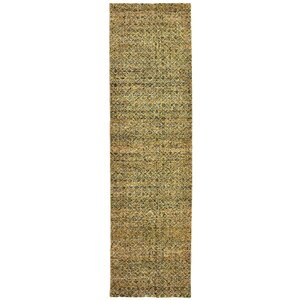 Bobby Green/Gold Area Rug