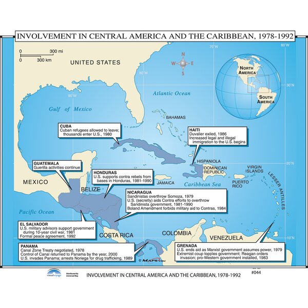 Universal Map U.S. History Wall Maps - Spanish / American War ...