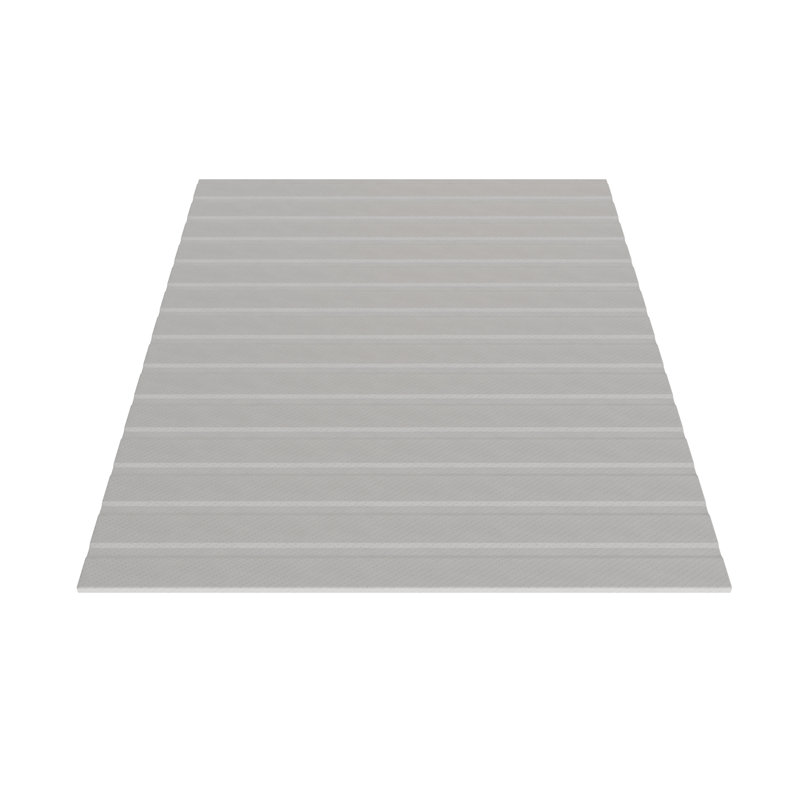 Audra 0.68" Standard Horizontal Mattress Support Wooden Bunkie Board/Slats with Cover Size: Twin