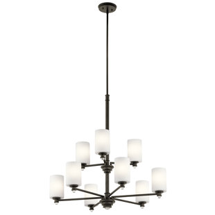 Go to store & view more images Bourdeau 9-Light Shaded Chandelier by Darby Home Co