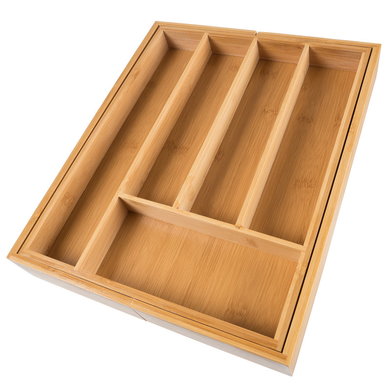 Rebrilliant Casperson Expandable Bamboo 2 H X 11 25 W X 14 D