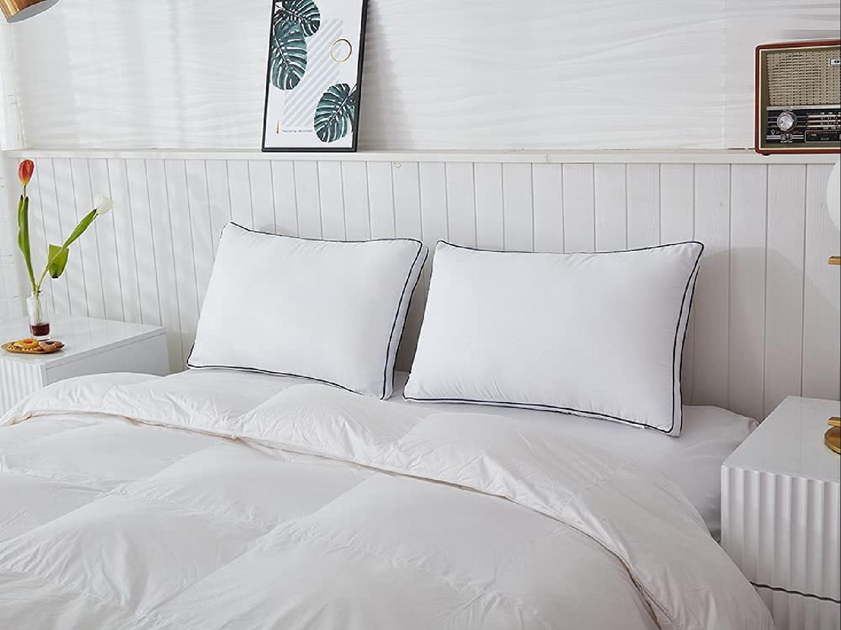 fluffy hotel pillows