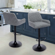 counter height chairs with backs and arms