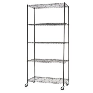 Details about   5 Tier Storage Rack Organizer Kitchen Shelving Wire Shelves Adjustable Shelf 