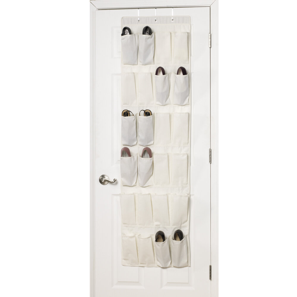 Household Essentials 12 Pair Overdoor Shoe Organizer Reviews Wayfair