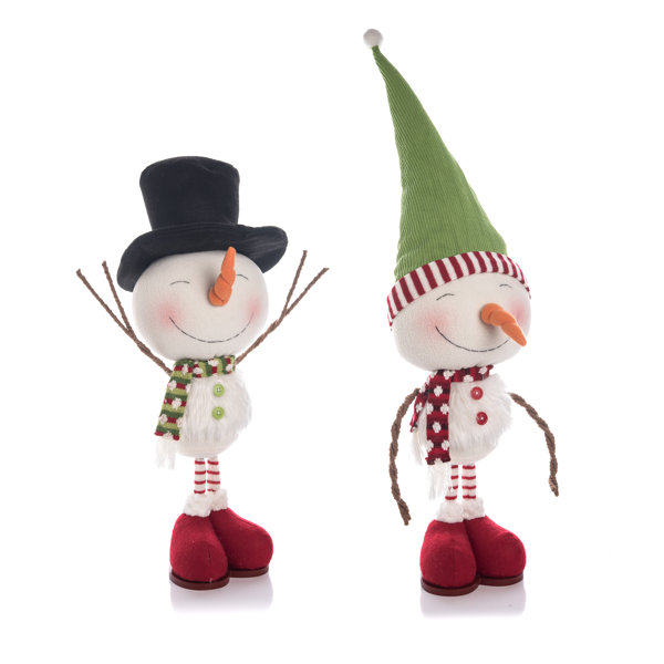 plush standing snowman