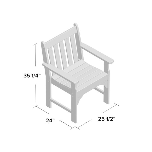 Polywood Vineyard Garden Patio Chair Reviews Wayfair