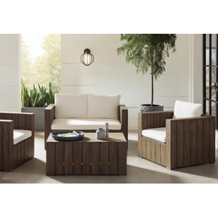 Modern Contemporary Broyhill Outdoor Furniture Allmodern Kersh 4 Piece Sofa Set With Cushions