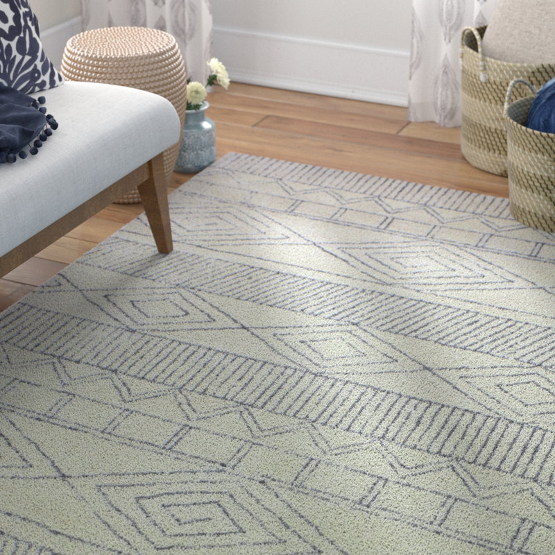 Mistana Kory Hand Tufted Wool Ivory/Gray Area Rug ... (800 x 800 Pixel)
