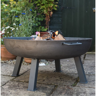 Outdoor Fire Pit Tables Wayfair Co Uk Cast Iron Wood Burning Fire Pit