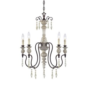 Grateron 5-Light Candle-Style Chandelier