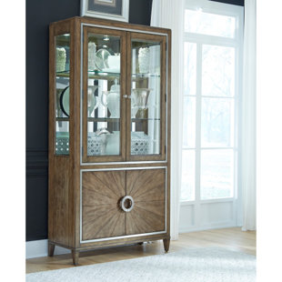 Go to store & view more images House of Hampton Newt Dining Curio Cabinet