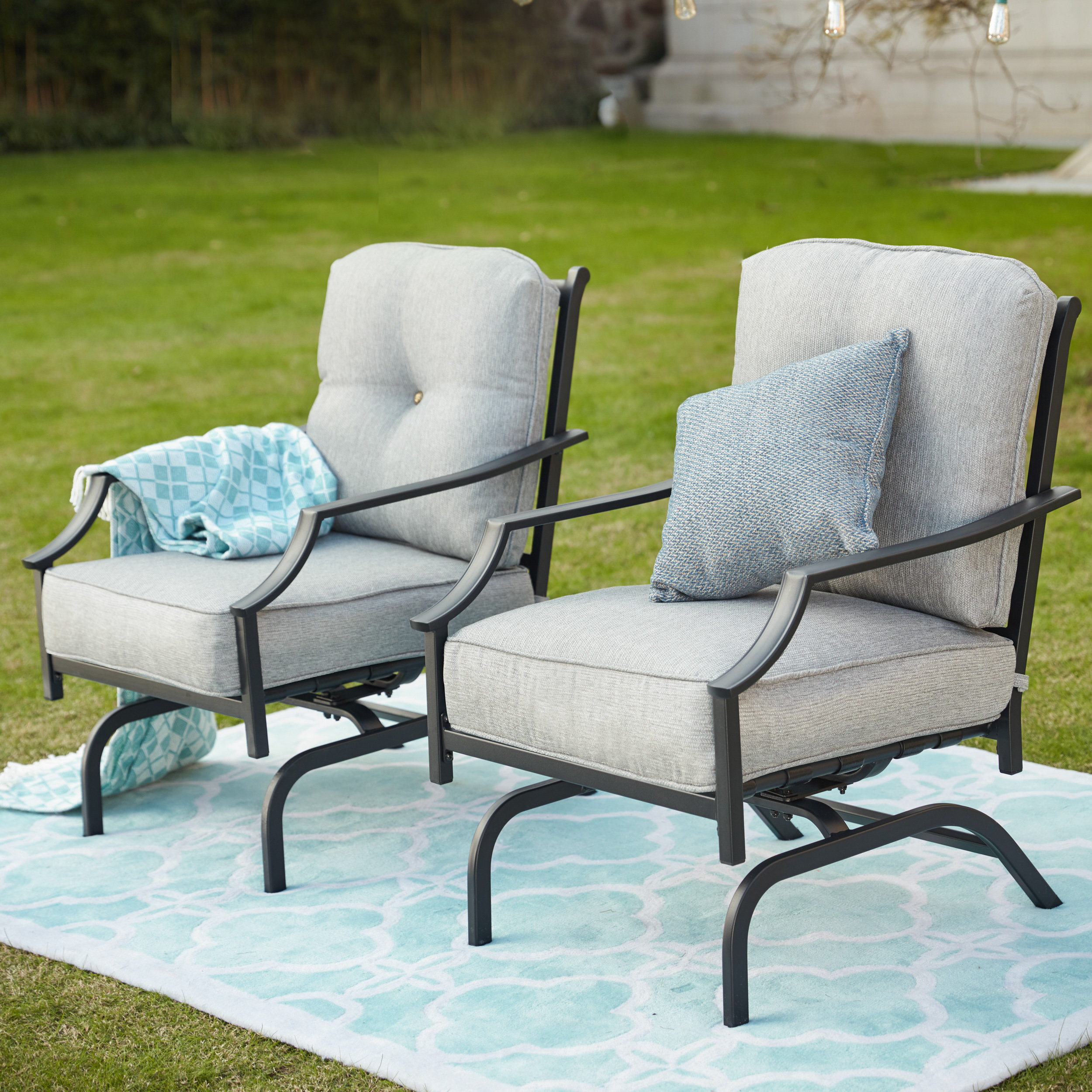 garden chairs relaxing