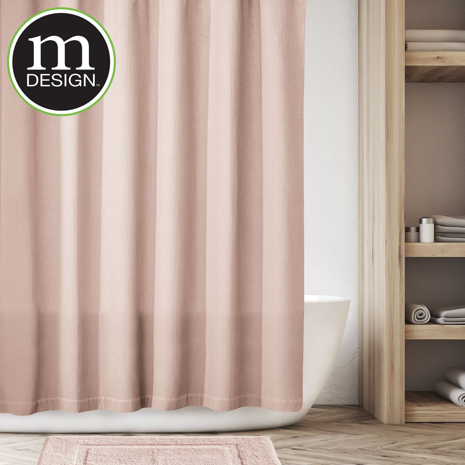 Mdesign 100 Cotton Solid Single Shower Curtain Wayfair