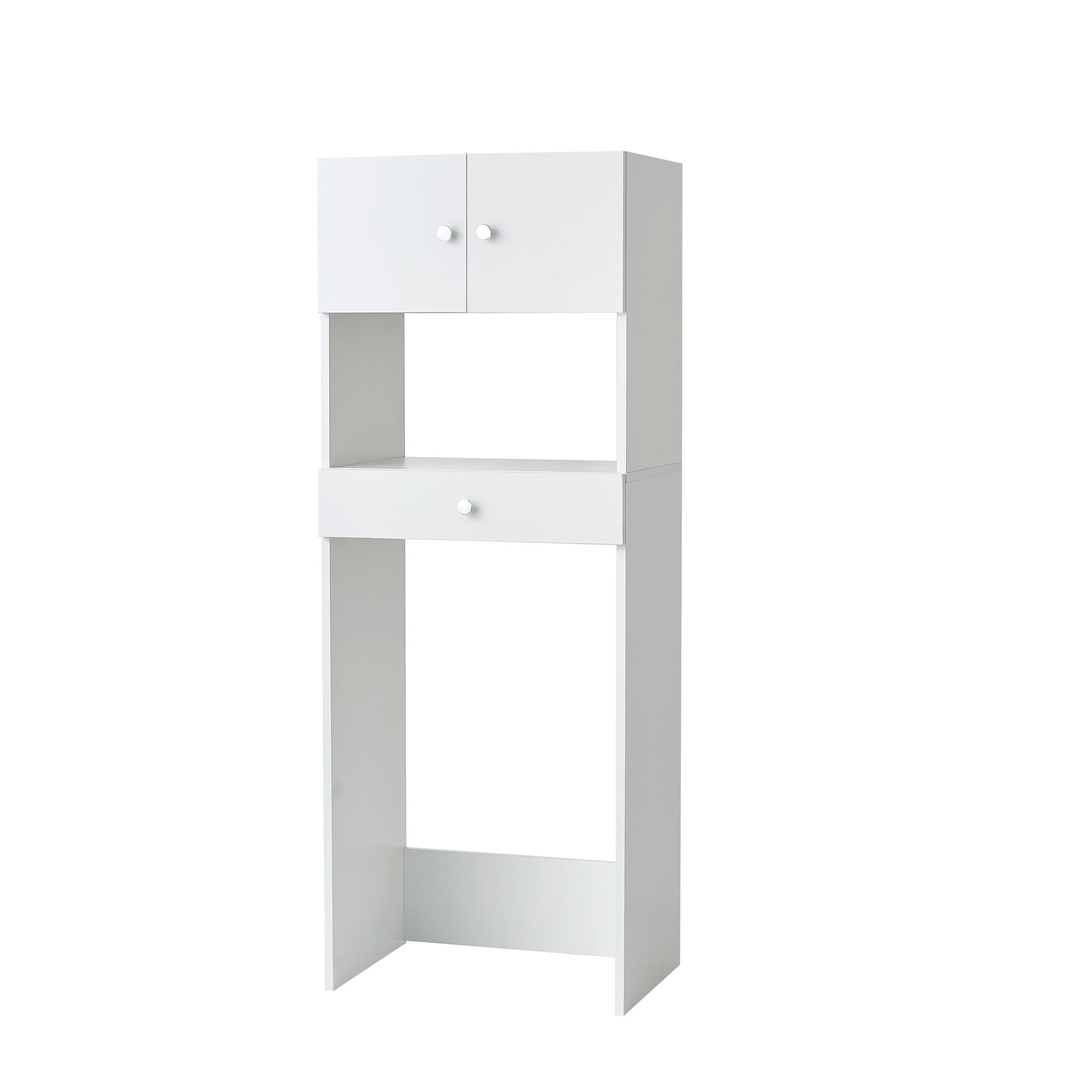 shelving unit with cupboard