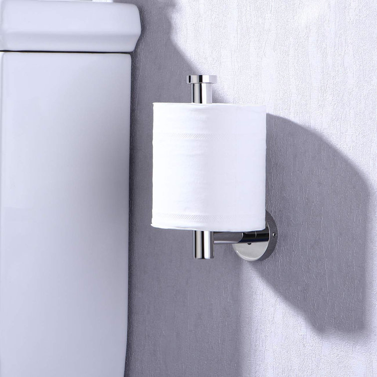 Polar Toilet Paper Holder Sus 304 Stainless Steel Storage Rustproof Bathroom Paper Towel Dispenser Tissue Roll Hanger Contemporary Style Wall Mount Wayfair