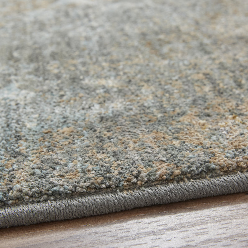 Karastan Virginia Langley Touchstone Geometric Silk Brown Gray