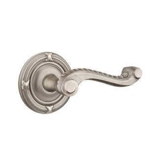 Emtek Privacy Santa Fe Lever With Ribbon Reed Rose Wayfair