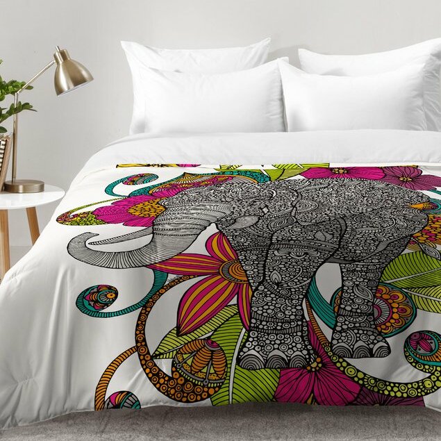 East Urban Home Ruby The Elephant Comforter Set Wayfair