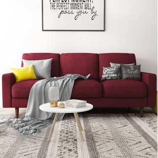 Small Red Couch Wayfair Quickview