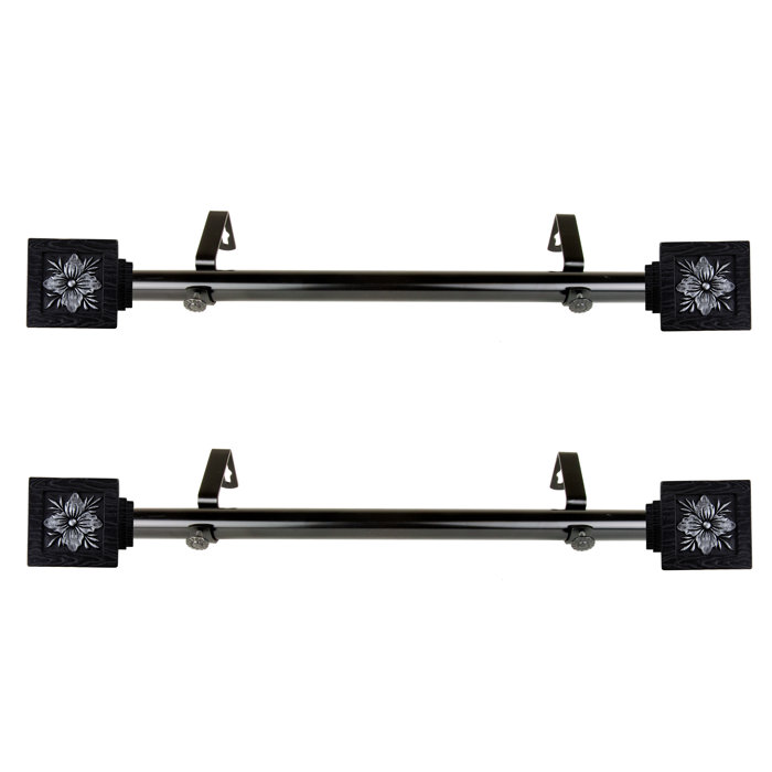 Ophelia Co Ophelia 1 Dia Side Curtain Rod 12 20 Inch Long