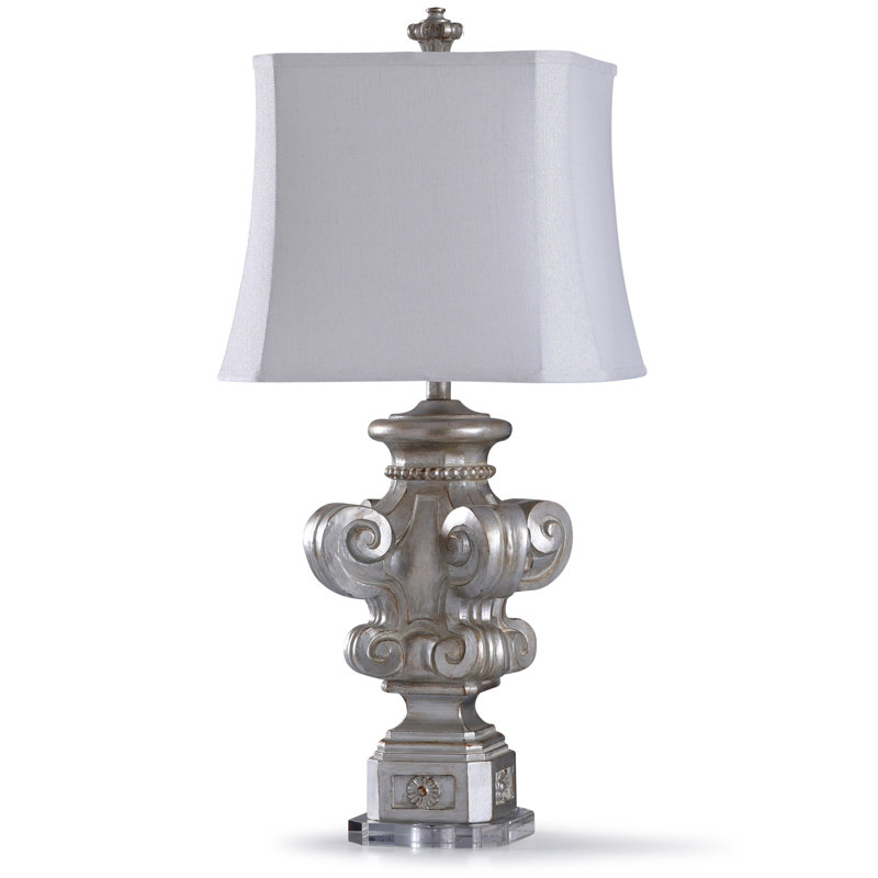 wayfair silver table lamps