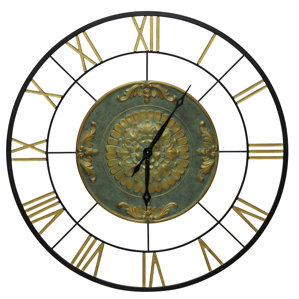 Metal Wall Clock traditional wall clocks you'll love | wayfair Metal Wall Clock traditional wall clocks you'll love | wayfair