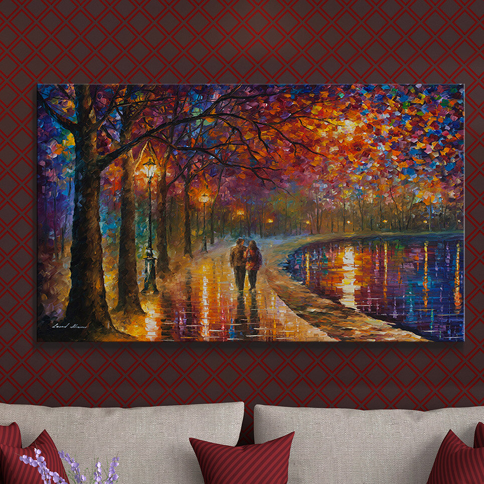 Winston Porter Spirit By The Lake By Leonid Afremov - Wrapped Canvas 