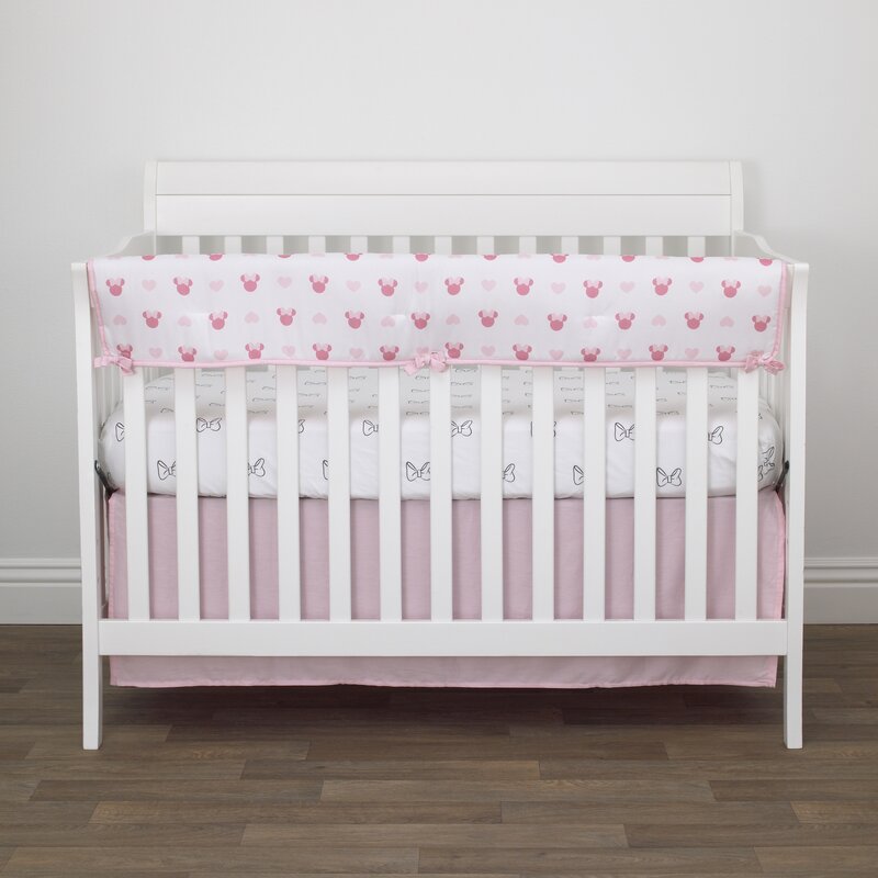 Disney Minnie Mouse Crib Rail Guard Cover Wayfair