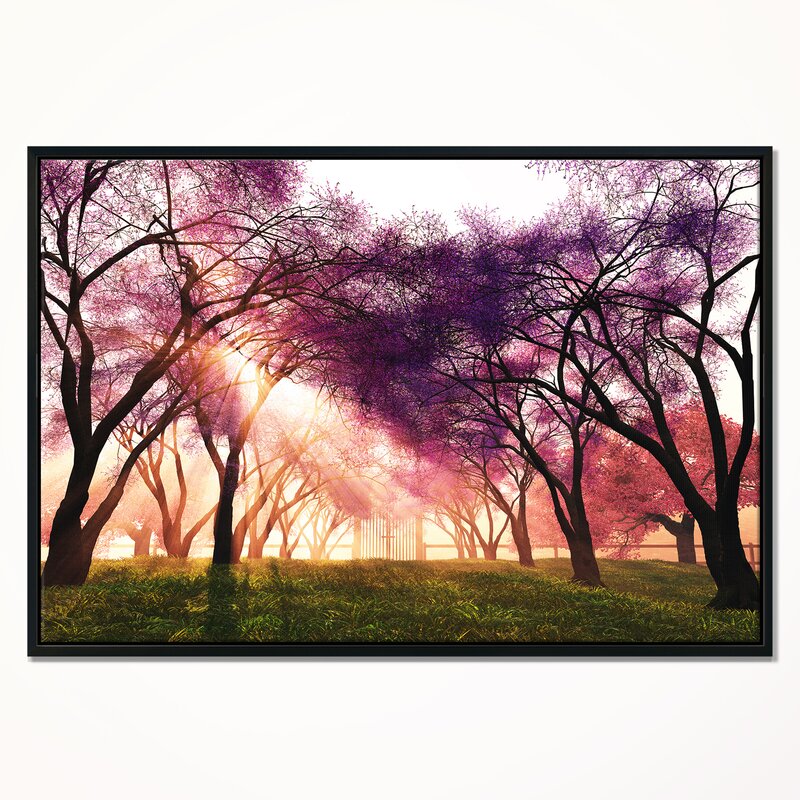 East Urban Home Landscape Cherry Blossoms Japan Garden