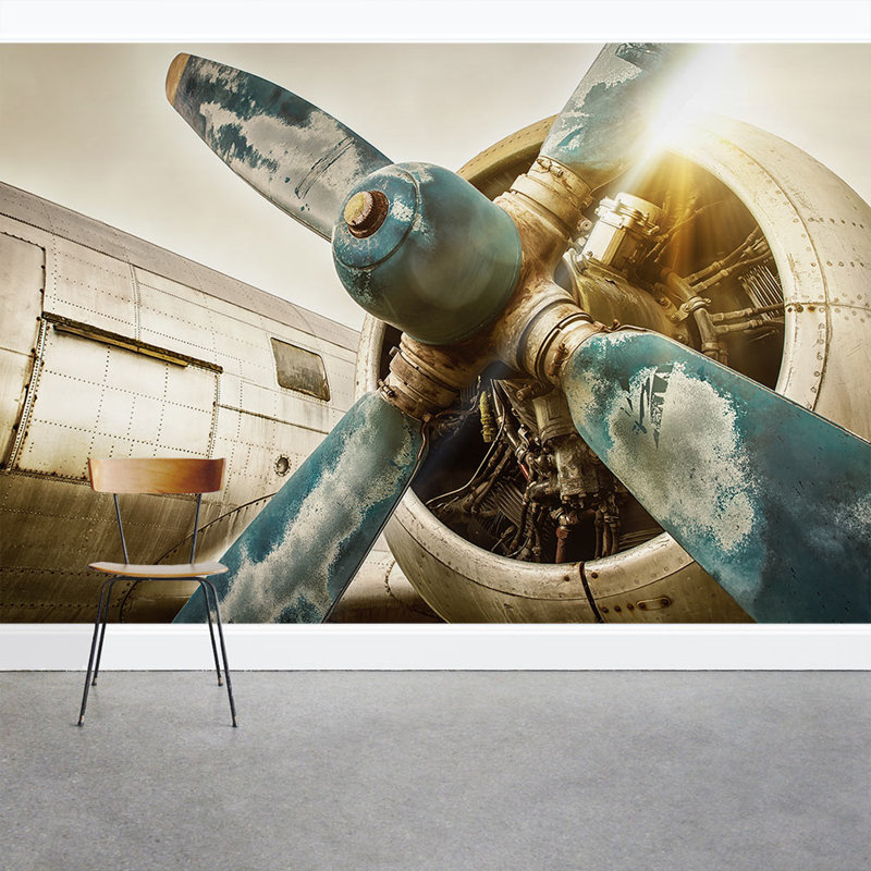 Ebern Designs Belda Vintage Airplane Propeller 8 X 144 3 Piece