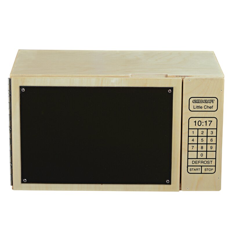 wooden play microwave