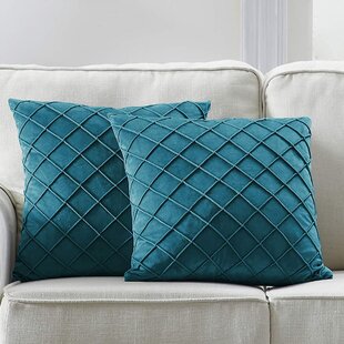large flock damask cushion teal, covers only covers in 8 beautiful colours