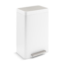 Wayfair | White Kitchen Trash Cans & Recycling You'll Love in ...