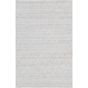 Morton Hand-Woven Ivory/Medium Gray Area Rug