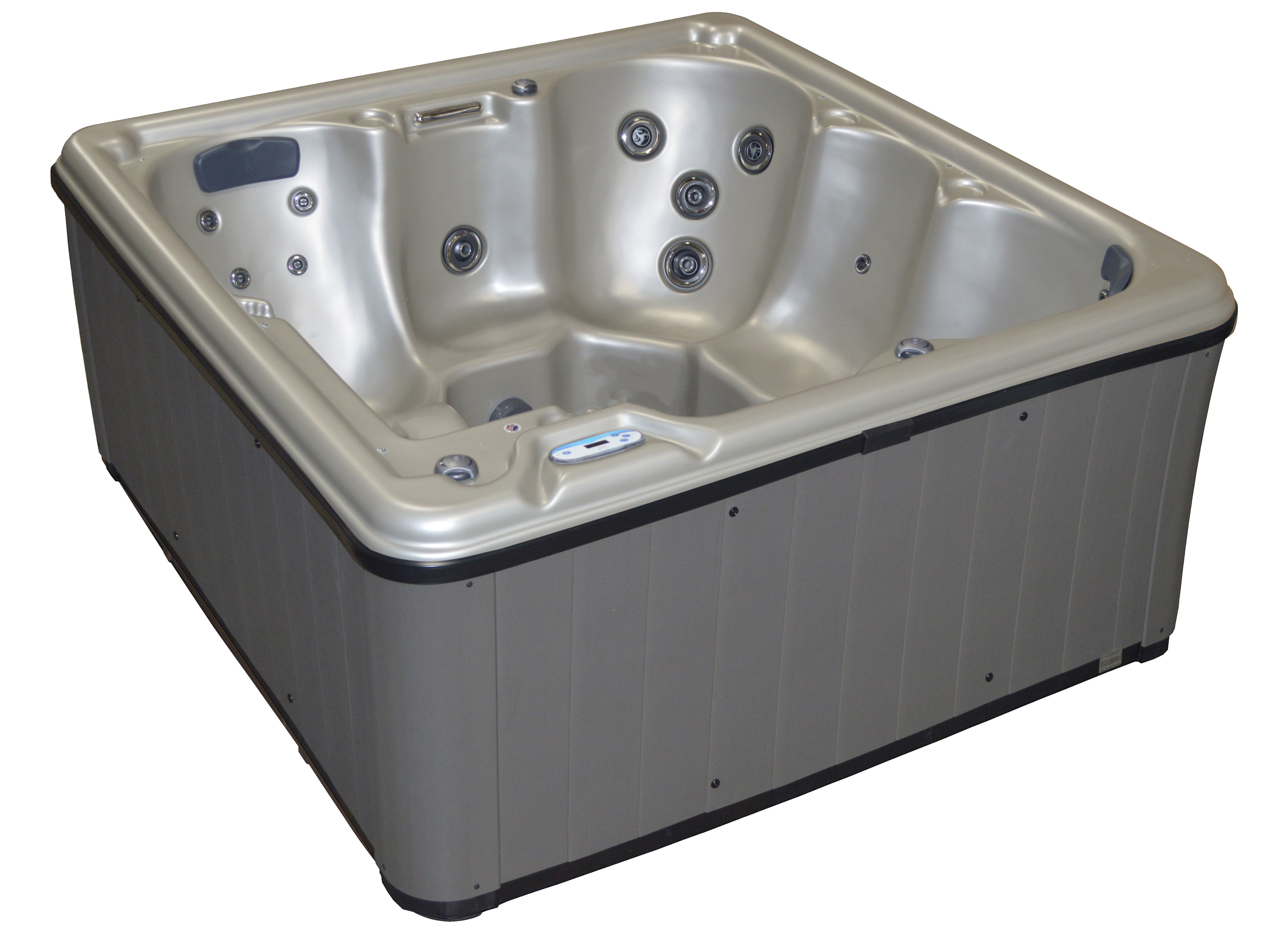 Cyannavalleyspas Cyanna Valley Spas 6 Person 21 Jet Square Plug And Play Hot Tub Reviews Wayfair