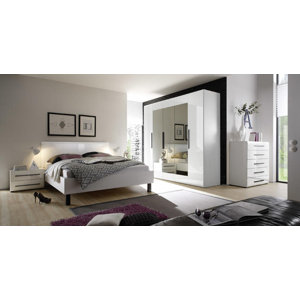 Anpassbares Schlafzimmer-Set Mona, 180 x 200 cm von Homestead Living