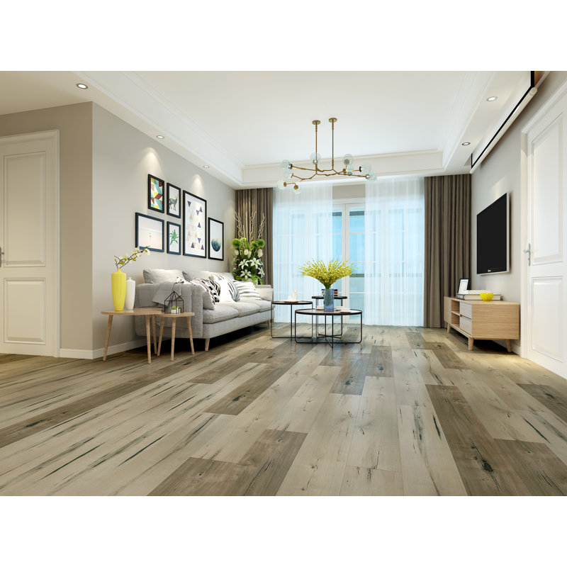 Yulf Design & Flooring 8" x 48" x 12mm Oak Laminate ...