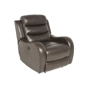 DuJuan Leather Power Recliner by Latitude Run Spacial Price